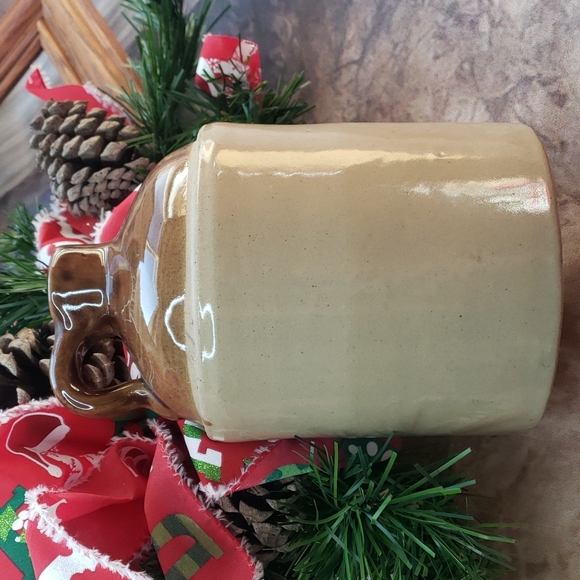 Old time Raccoon Mountain Sorgam Syrup ceramic jug vintage - Picture 2 of 4